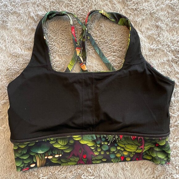 CVG "Enchanted Forest" Longline Sports Bra NWOT (S) - Picture 4 of 6